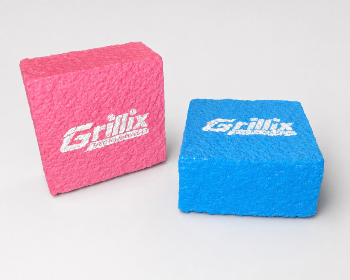 both colored paddle erasers