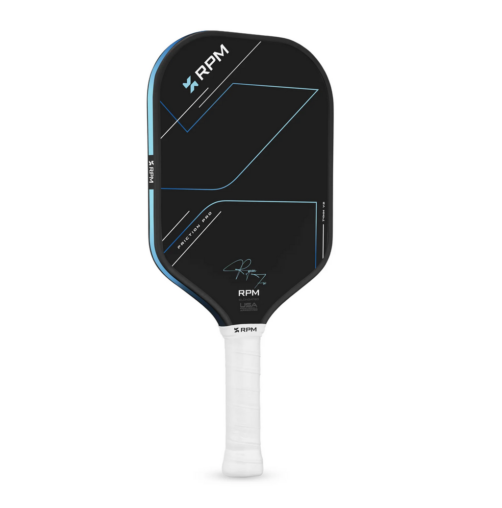 8 Pack Grillix Grip + RPM FRICTION PRO 14MM ELONGATED V2 Pickleball Paddle